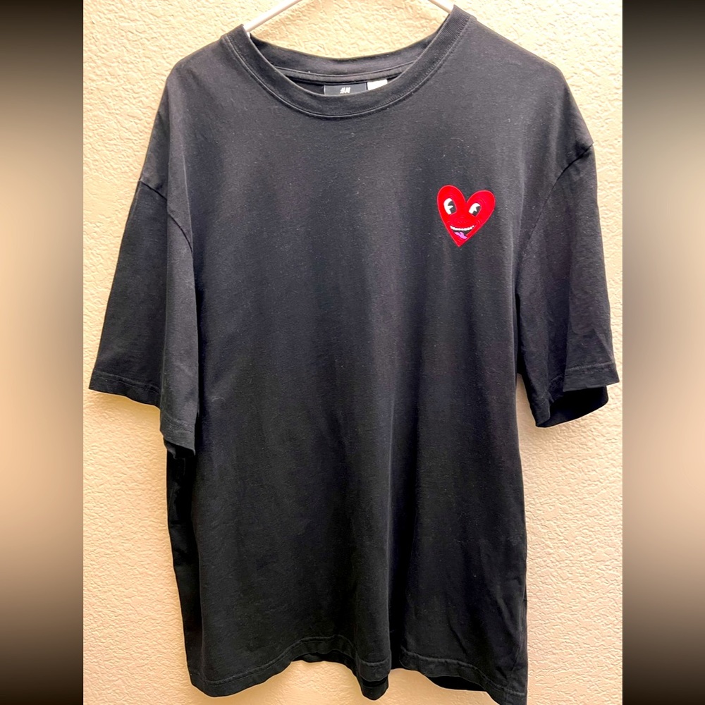 Keith Haring x H&M Relaxed Fit T Shirt Size Large Limited Edition
